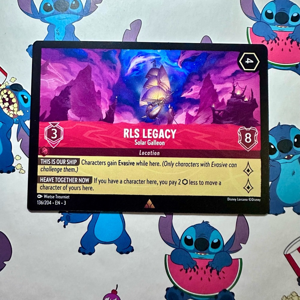 rls legacy 136/204 [treasure planet] - rare — disney lorcana: into the inklands